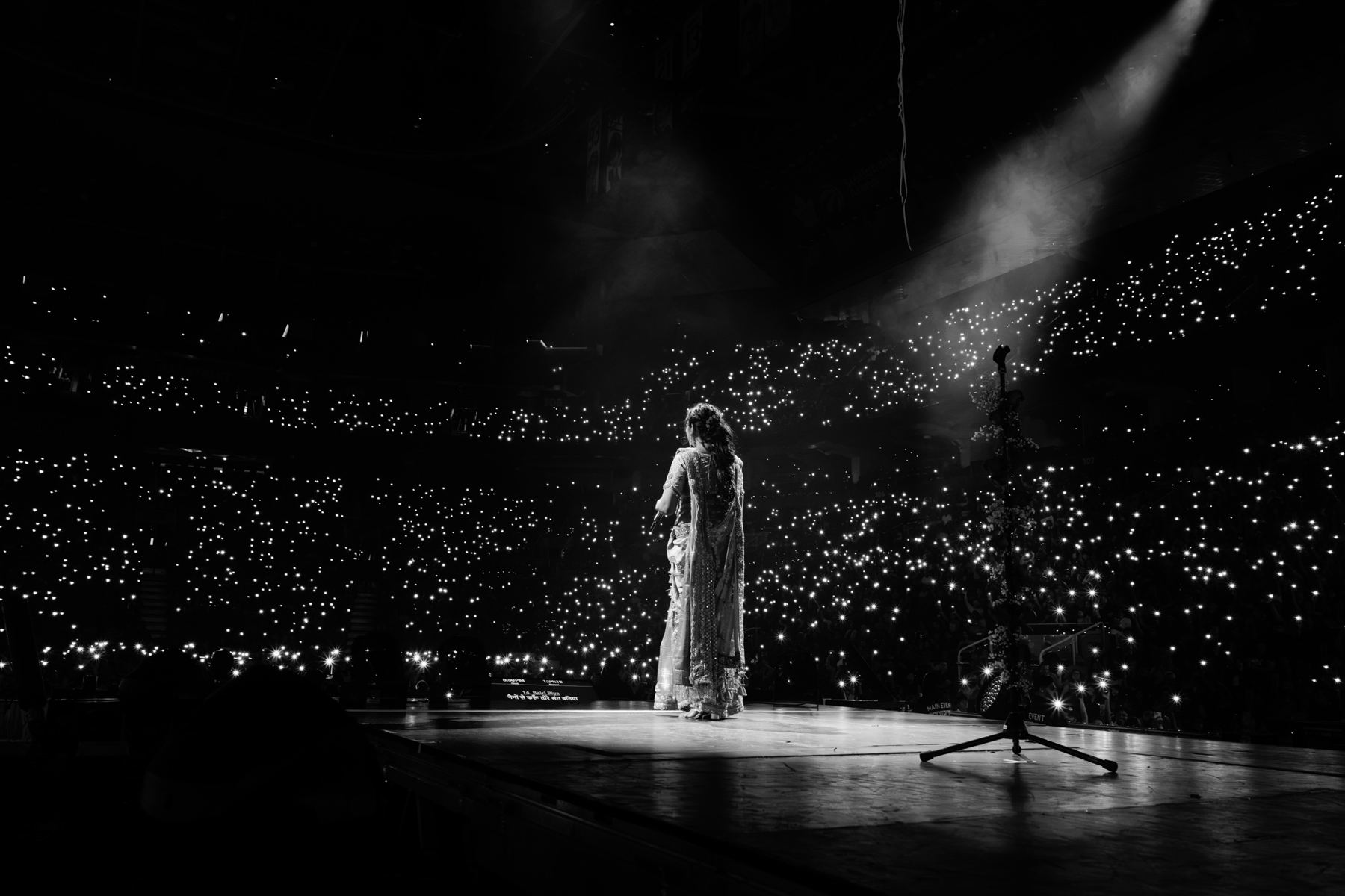 Arena of phone lights